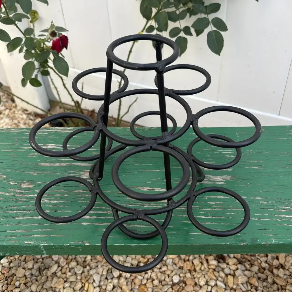 Vintage Wrought-Iron Colonial Williamsburg-Style Fruit tree/display stand
